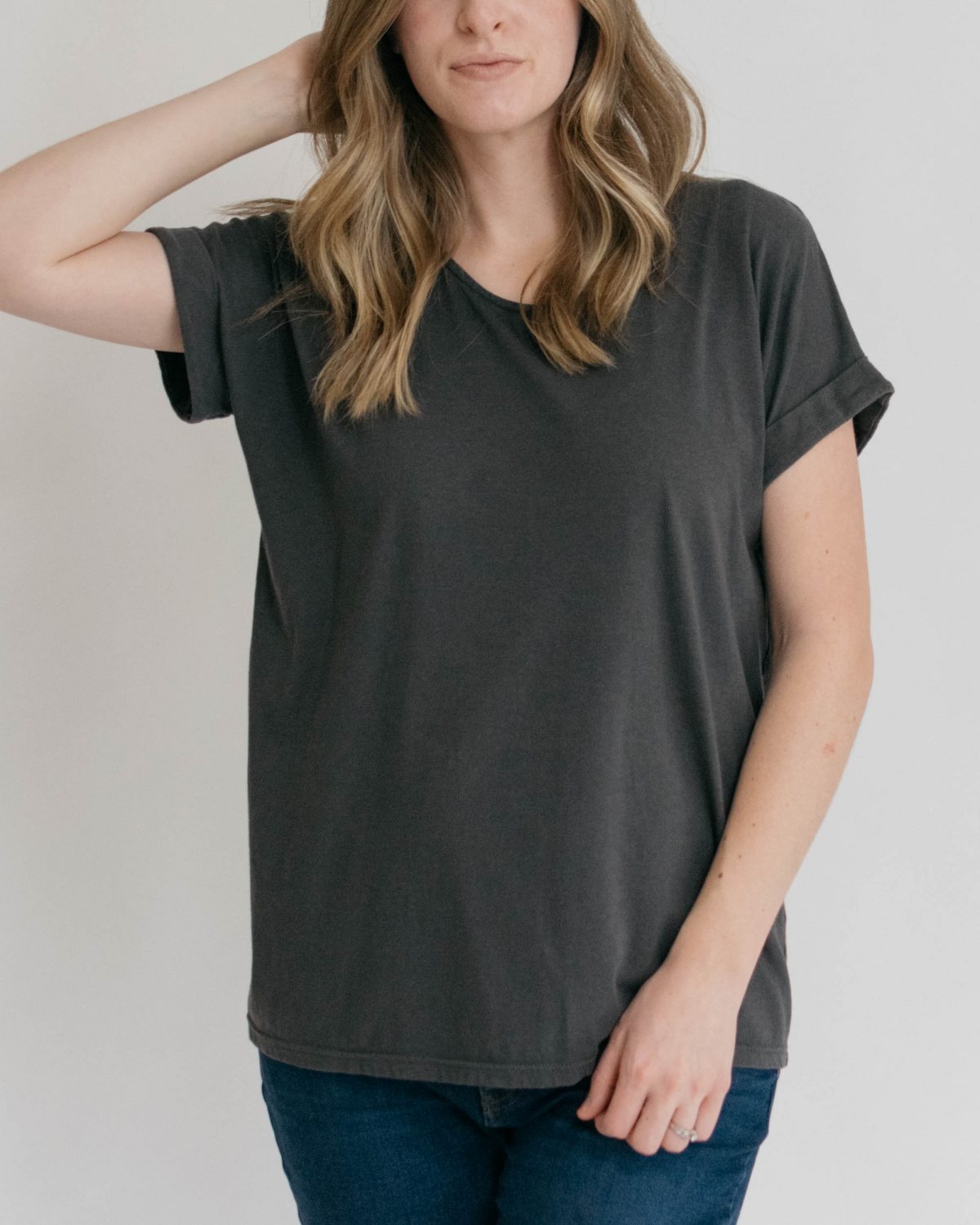 drop shoulder t shirt dress