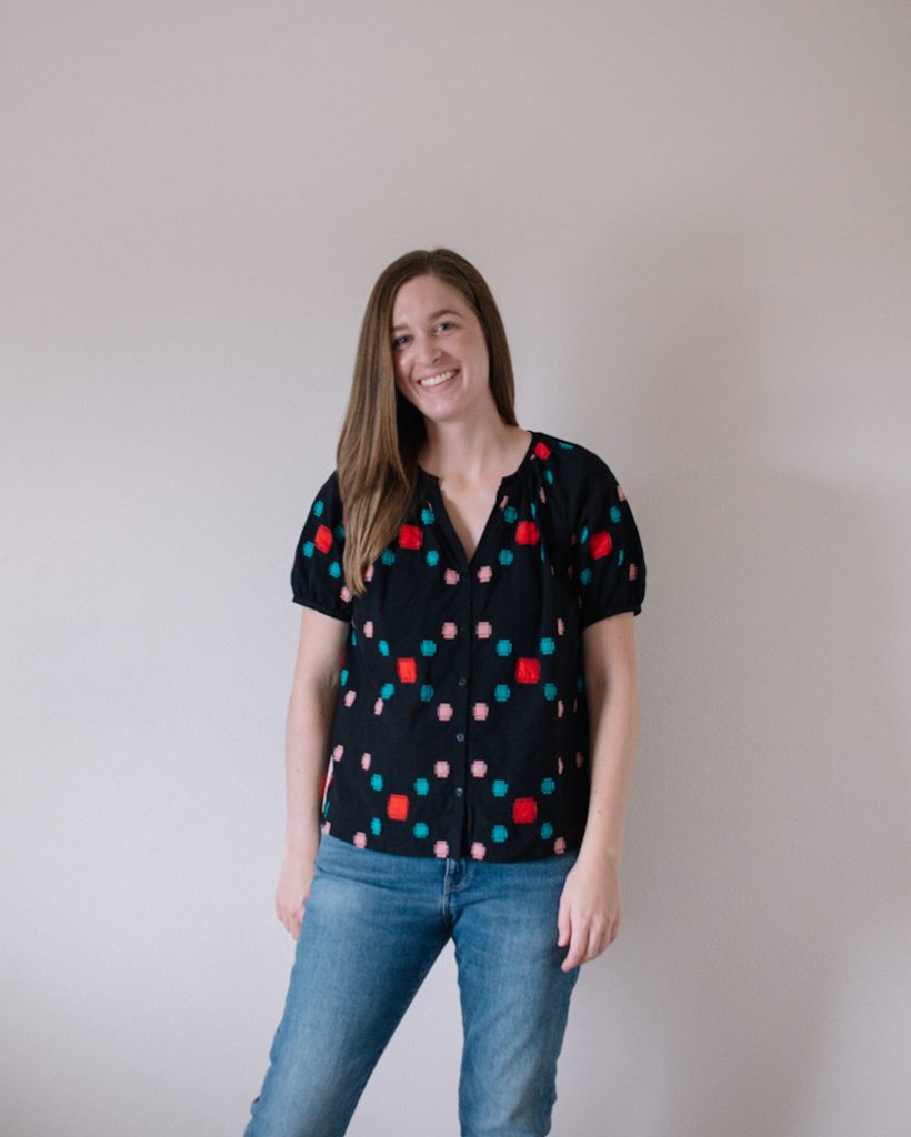 Roscoe Blouse [Button up, short sleeved]