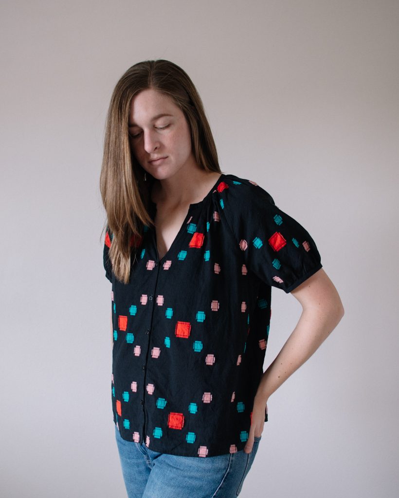 Roscoe Blouse [Button up, short sleeved]