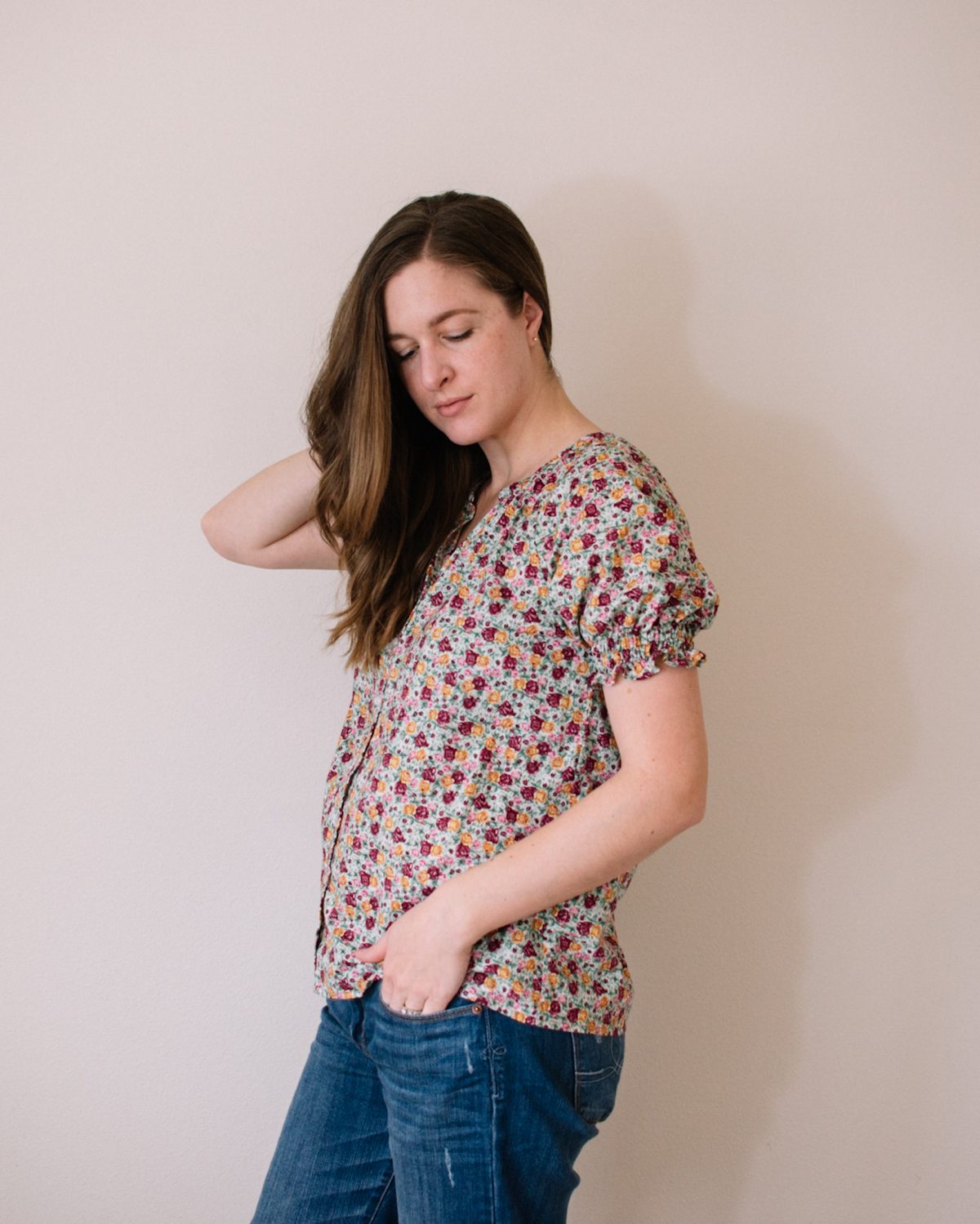 Roscoe Blouse (Button Up + Short Shirred Sleeves) – The Sewing Things Blog