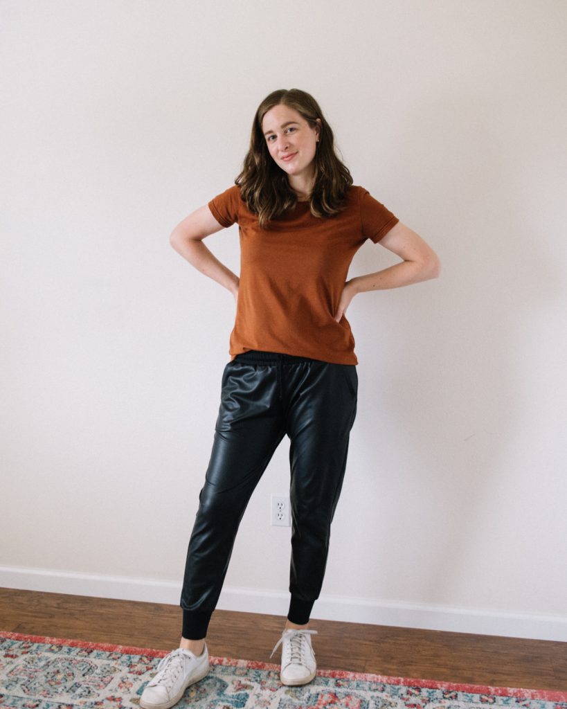 How to Make Denim Joggers Using the Hudson Pants Pattern • Heather Handmade