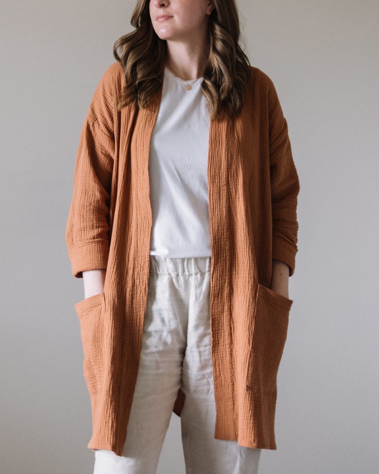 Double Gauze Esme Cardigan The Sewing Things Blog