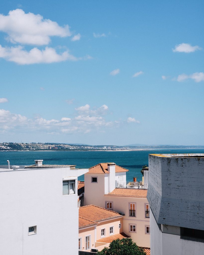 View from our balcony in Portugal