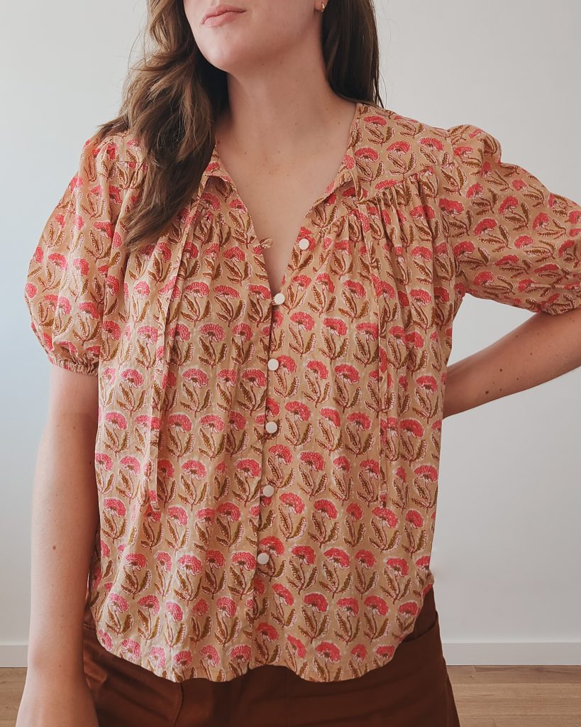 Nusch Blouse by Bertina Paris | The Sewing Things Blog