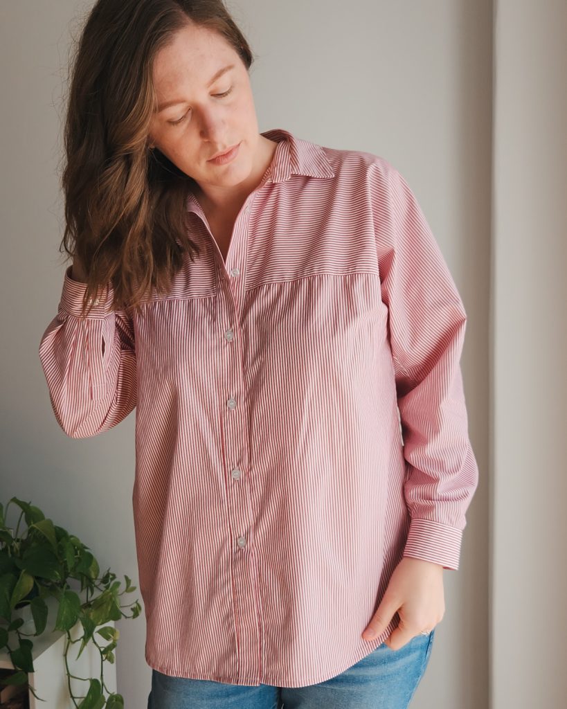Olya Shirt by Paper Theory Patterns | The Sewing Things Blog