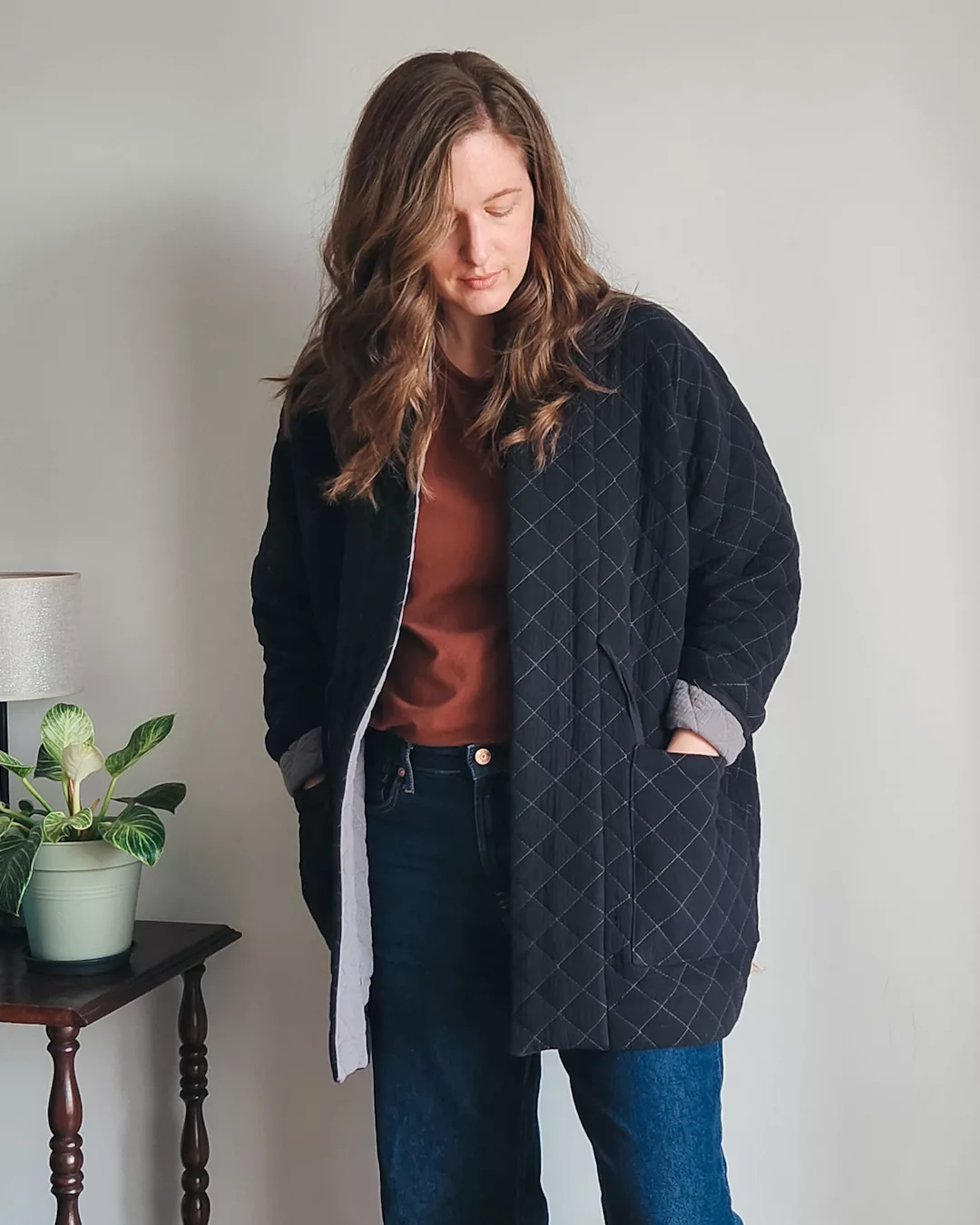 Quilted Unfolding Jacket
